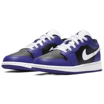 Air 1 Low Black Court Purple 553560-501