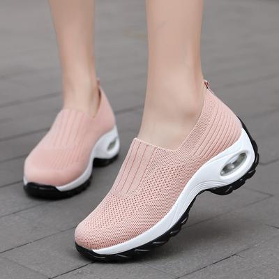 Scarpe da Donna con Copriscarpe Traspiranti, Scarpe Sportive in Rete, Scarpe Casual, Suola Spessa, Scarpe Singole da Donna che Aumentano l'Altezza