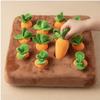 Carrot Pulling Toy Montessori Cuddly Board with Carrots GentlePull for Young Children,