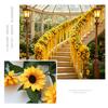 Multicolor Sunflower Simulated Flower Vines Cherry Flower Faux Flower Vine  Wedding Decoration