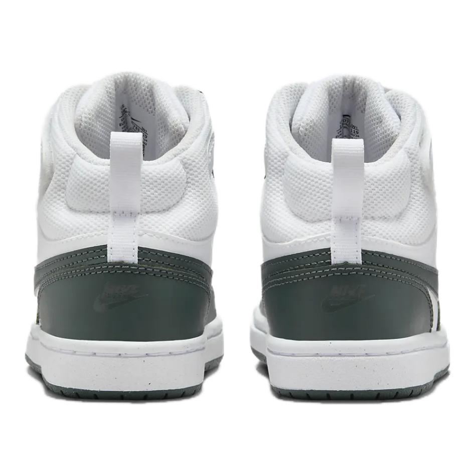 Nike Court Borough Mid 2 PSV Vintage Green Kids Sneakers White Oil-Green CD7783-119