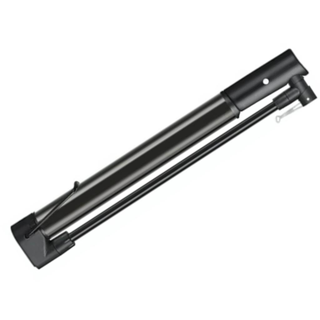 Fahrradpumpe Aluminiumlegierung Hohe Härte Tragbar Mini Schwarz Fahrrad Standpumpe für Mountainbikes