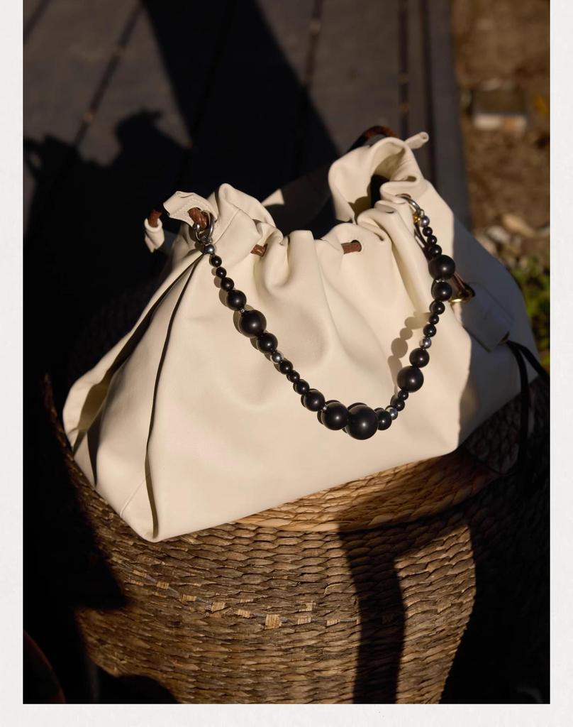 Songmont Sandałowe Czas Plaży Koralikowy Charm Torba Tote Akcesorium