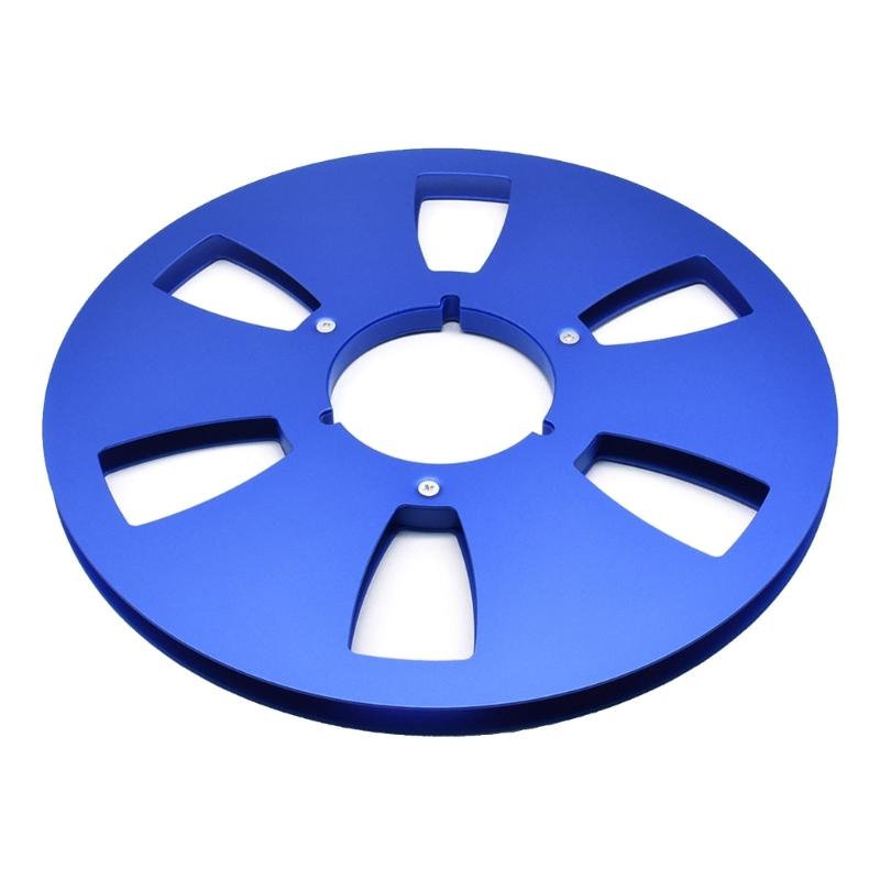 Professional Aluminum Reel 6 Hole Design For 1/4Inch 10.5 Open Tape Recording Disk Accessory
