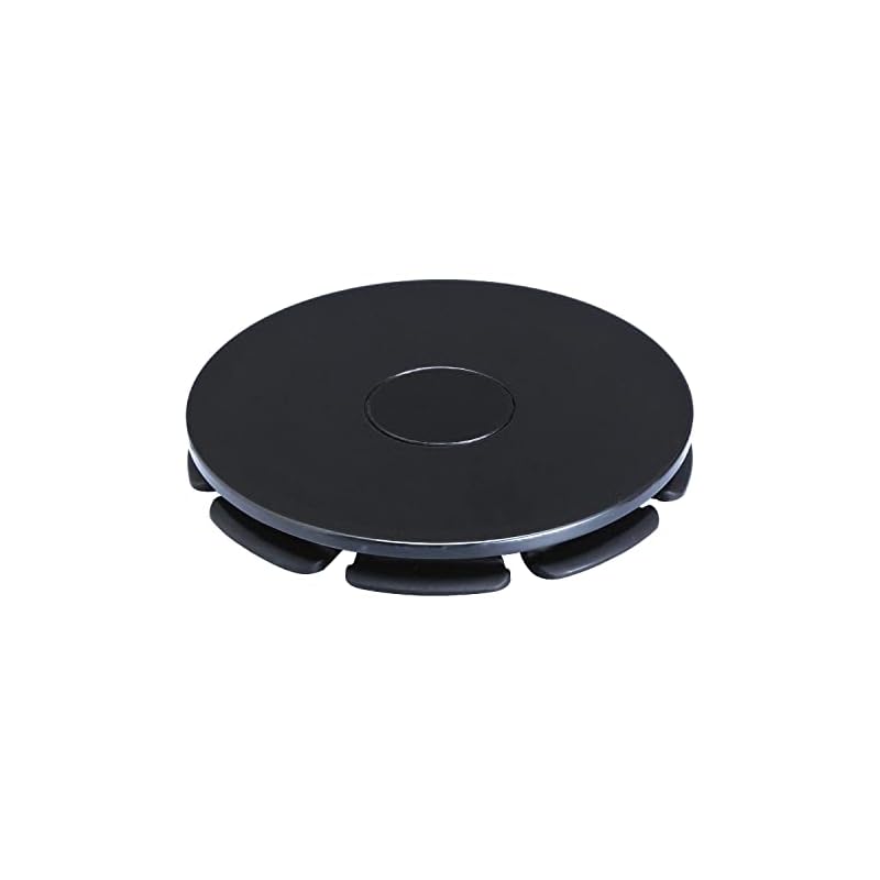 SEIWA P186 Accesorios para Coche Soporte Portátil de Navegación con Ventosa Adaptador, Diámetro de 90 mm, Negro (BK), Montaje y Fijación de PND, Adecuado para Curvos