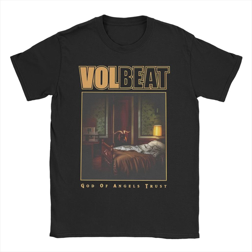VOLBEATS Tour T-Shirts for Men Women Metal Music Hipster Cotton Tees Crew Neck Short Sleeve T Shirt Summer Tops