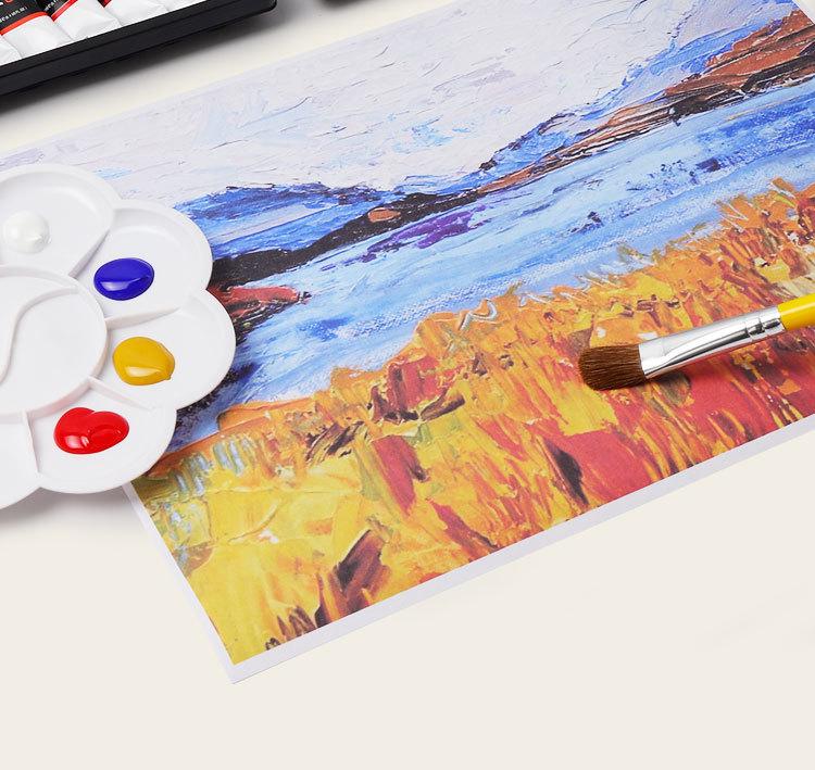 Acrylic Paint Set: 12 or 24 Colors in 12ml or 60ml, Waterproof, Hand-Painting DIY Kit