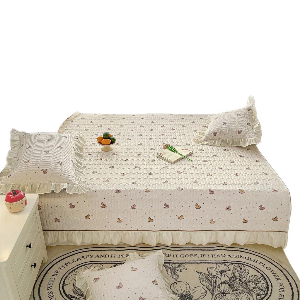 Reine Baumwolle Tatami-Matte Stepp-Bettdecke - Dick, Frischer Druck, Pflegeleicht