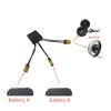 Battery Parallel Module Connector Adapter Battery Discharge Converter Double Battery Pack Switches Balancer for E-Bike