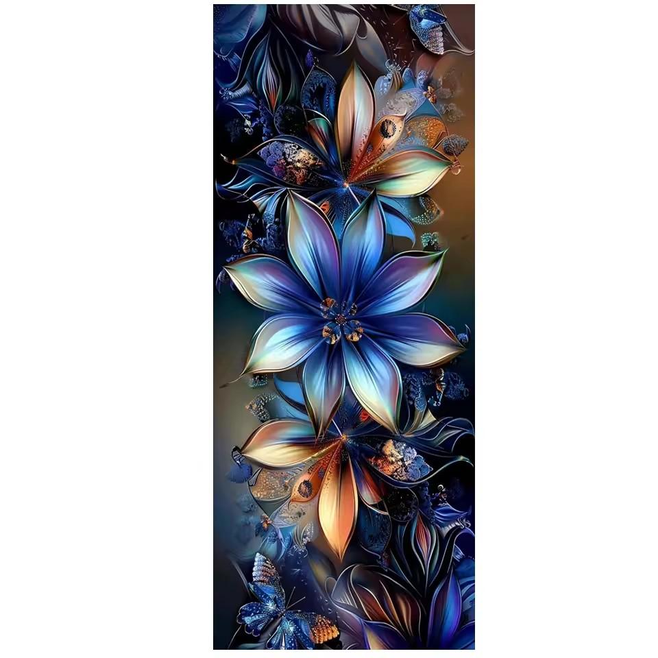 

Набор для алмазной вышивки 5D Сделай сам Фэнтези Красочные Цветущие цветы Полная Квадратная Круглая Ручная работа Мозаика Стразы Вышивка крестом Домашнее искусство Full Round 20x50CM