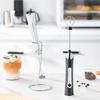 Portable Electric Milk Frother USB Egg Beater Hand Coffee Whisk Rechargeable Foam Mixer Home Kitchen Milk Frother Foaming
