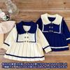 Reegoo Peter Baby and Perfect for Shrine and Size Ages Months Girls' Kids' Dress, Sailor-Style Sweater, Formal, Spring, Autumn, Winter, Visits,
