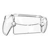 PS5 Streaming Handheld Crystal Set: P5 PORTAL Case, Tempered Screen Film & Joystick Caps