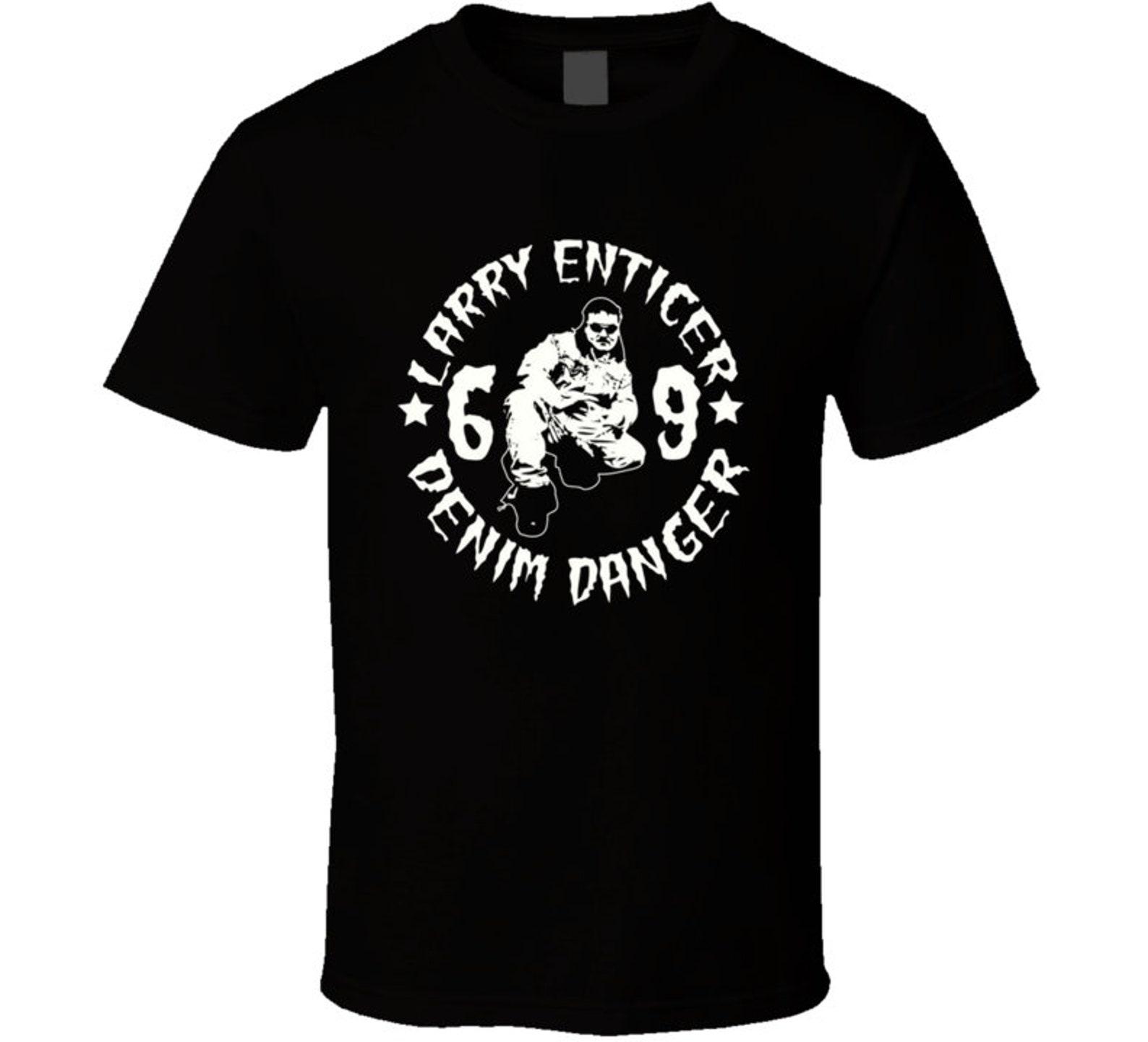 New Larry Enticer Black Tshirt Size S- 2XL S