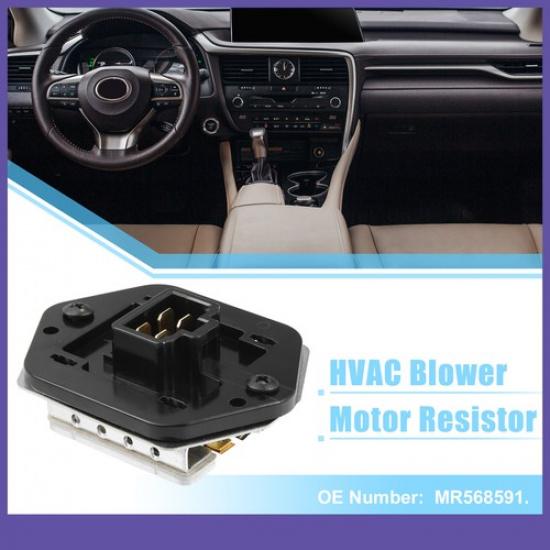 Vehicle HVAC Blower Motor Resistor Single  for Mitsubishi Lancer Black