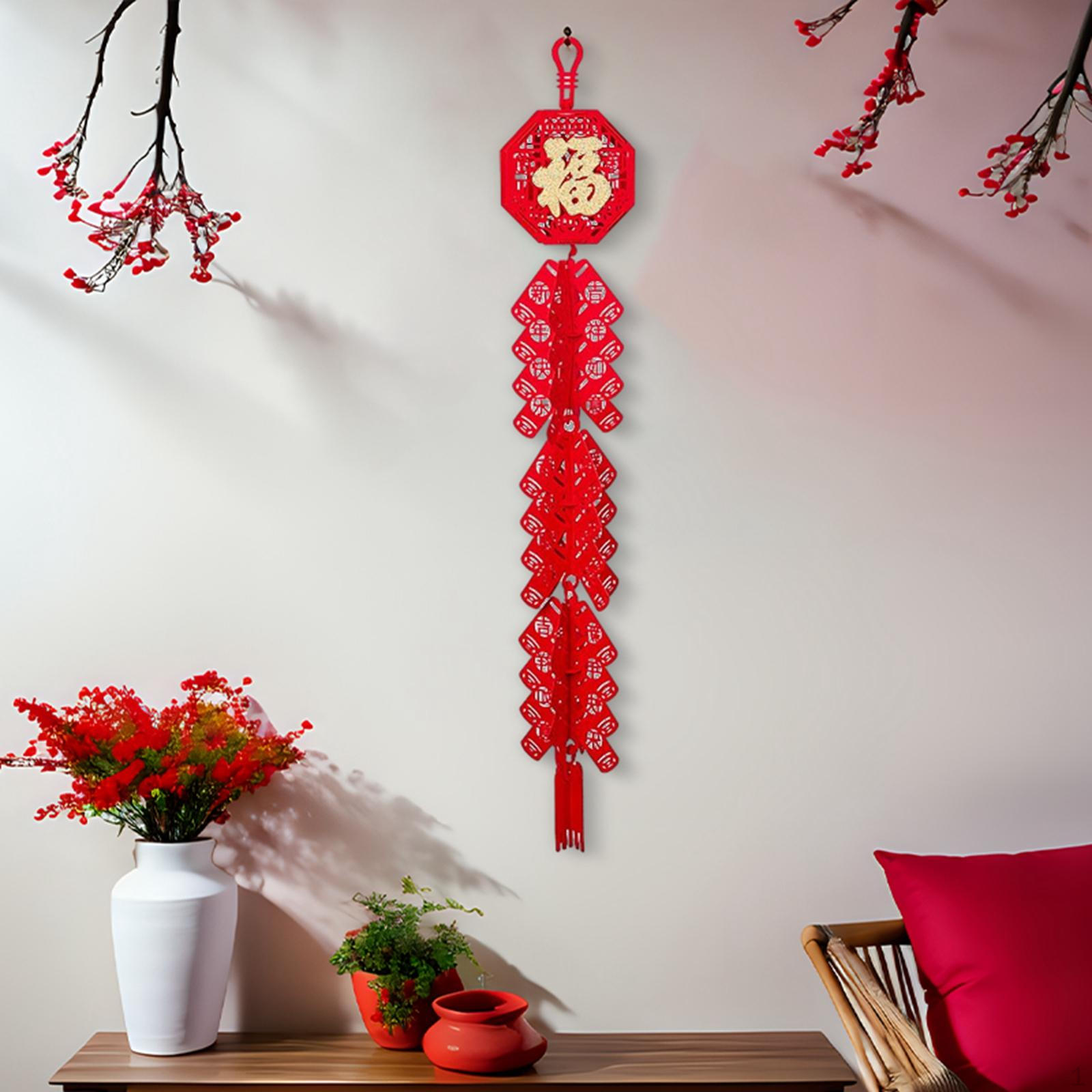 

Подвесной китайский год, подвесное украшение в форме фейерверка, дверной знак для 1pc