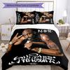 3pcs Rapper2 Cover Set - Personalized Name, HD Printed Bedding with 1 Cover and 2 Pillowcases - Perfect for Home Decor, Easy Care