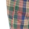 IZOD LACOSTE 70s 80s Vintage Spool Tag Check Pattern Short Sleeve Button Down Shirt Men's Used