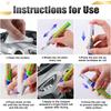 Fade Resistant Monument Paint Pen Sunproof Waterproof Stone Marker Pen For Writing Coloring On Tombstones Gravestone