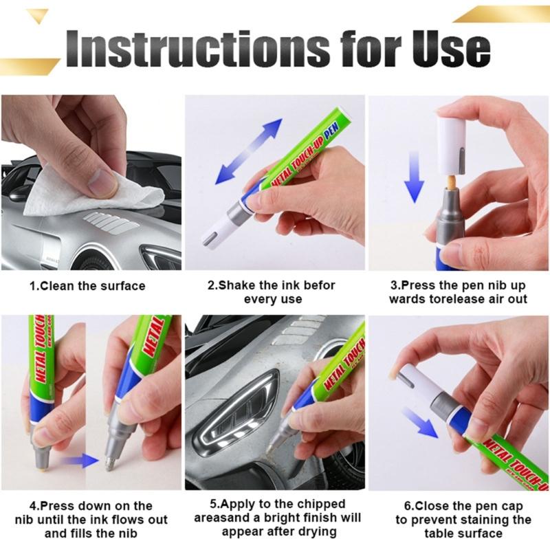 Fade Resistant Monument Paint Pen Sunproof Waterproof Stone Marker Pen For Writing Coloring On Tombstones Gravestone