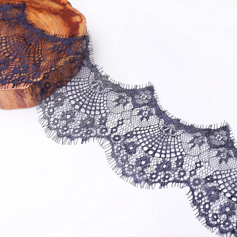 3 yards DIY lace fabric 9.5cm webbing embroidered ribbon for women DIY cloth curtain home decor Accessories