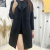 2025 Women's Slim Fit Double-Sided Wool Mid-Length Coat