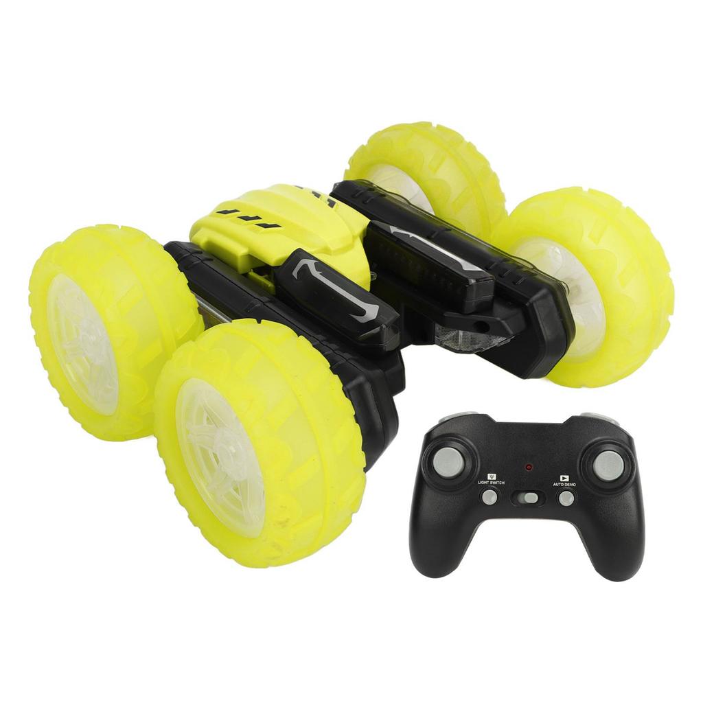 2.4G Double Sided RC Stunt Car 360 Degree Rotating Sound Light Rechargeable Remote Control Stunt Car