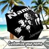 Custom Name Personalized The Vampire Diaries Print Umbrella, Auto Open Close, 8‑Rib Sturdy Frame, Commute Camping Hiking Use, Birthday Gift