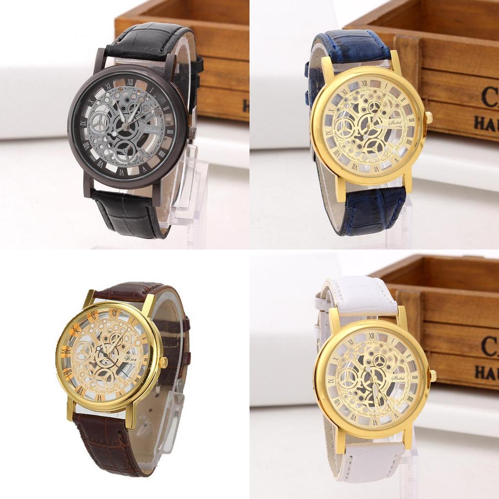 Elegant Men's Stainless Steel Quartz Military Sport Dial Wrist Watch For Timeless Style