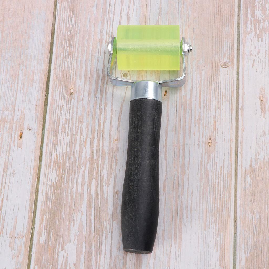 Tapetenklebe-Druckwalze, Glättungswerkzeug für Tapeten, Gumminaht, Autorollrad