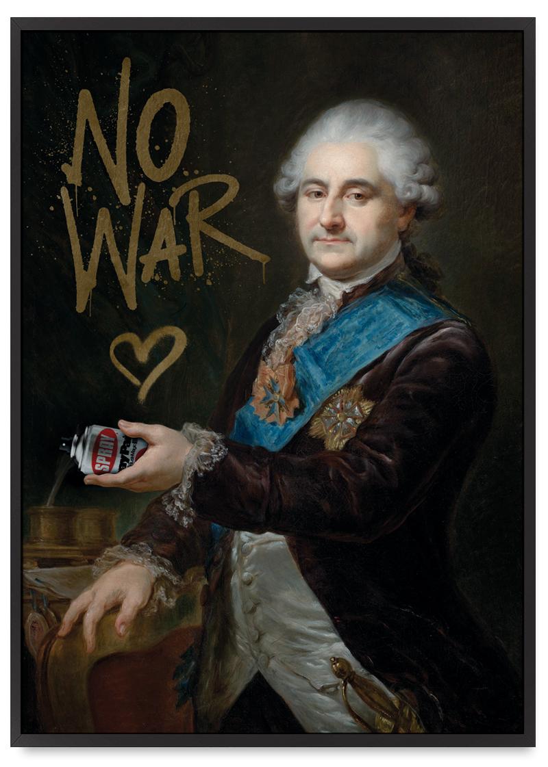 

Obraz na płótnie stop war portret pop art 21x30 cm