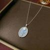 Women's Cross-Border Fashion Necklace with Colorful Zirconia Heart and Titanium Steel Clavicle Chain