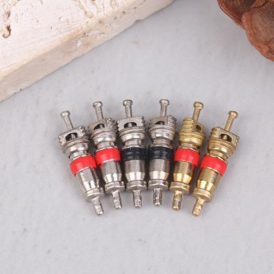 100 Piezas Núcleo de Válvula de Cobre Coche Motocicleta Bicicleta Neumático Núcleo de Válvula Us Válvula de Neumático al Vacío Vástagos Núcleo Removedor Accesorios para Bicicleta Coche