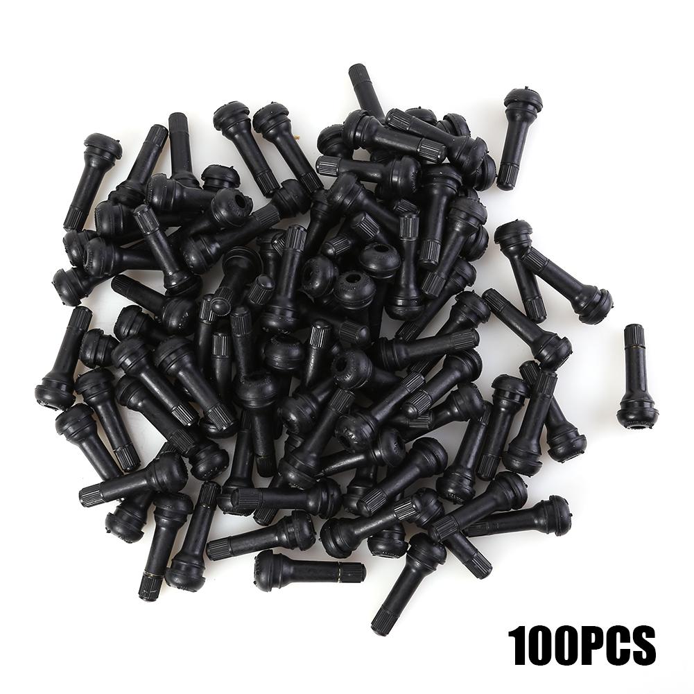 Cheap 100pcs TR414 Snap In Rubber Valve Stems TR414 Tyre Tire Valves