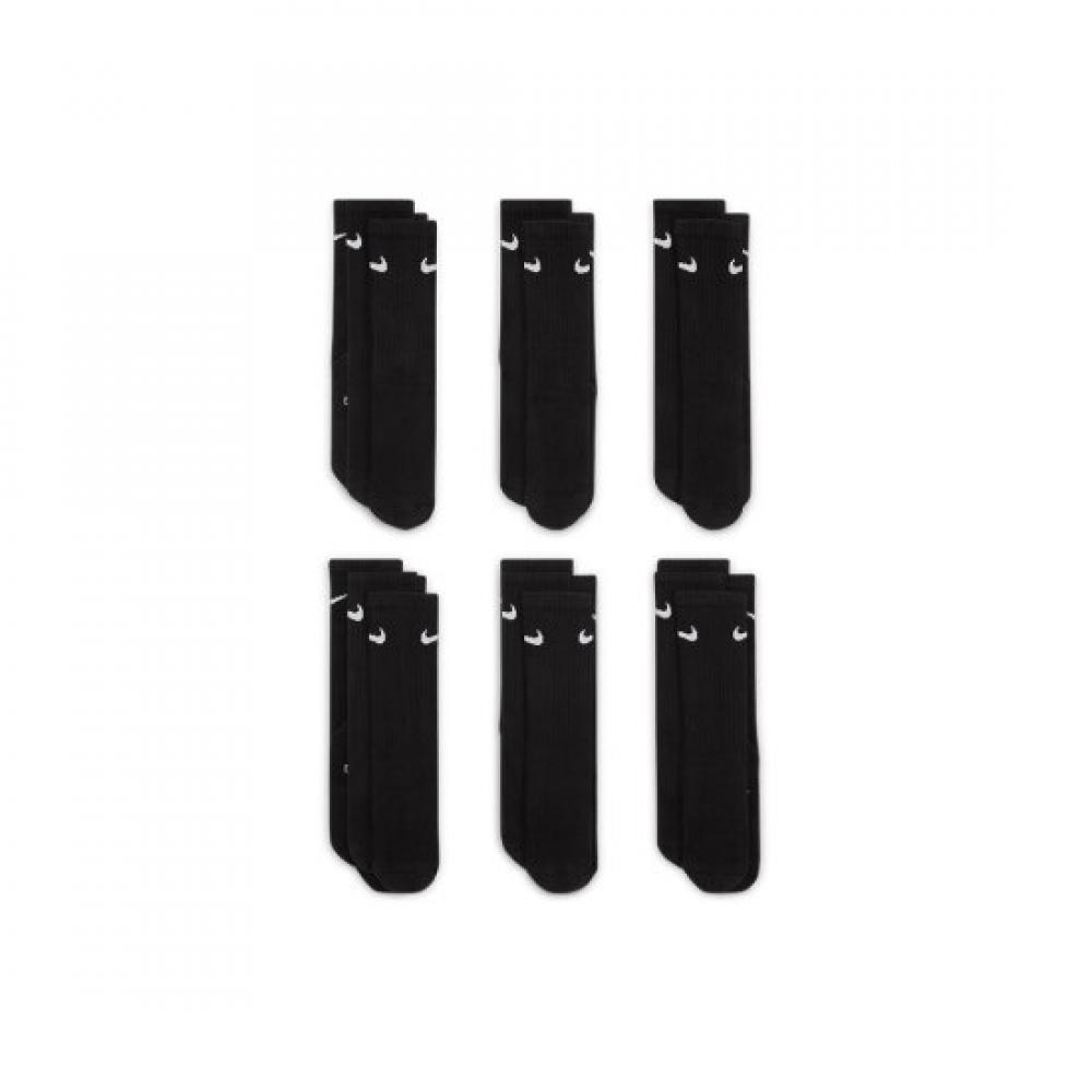 Nike Everyday Kids Cushion Crew Socks 6pr Sx6910 010