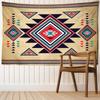 Retro Diamond Pattern Tapestry Wall Hanging Bohemian Style Hippie Tapez Art Aesthetic Room Background Decor