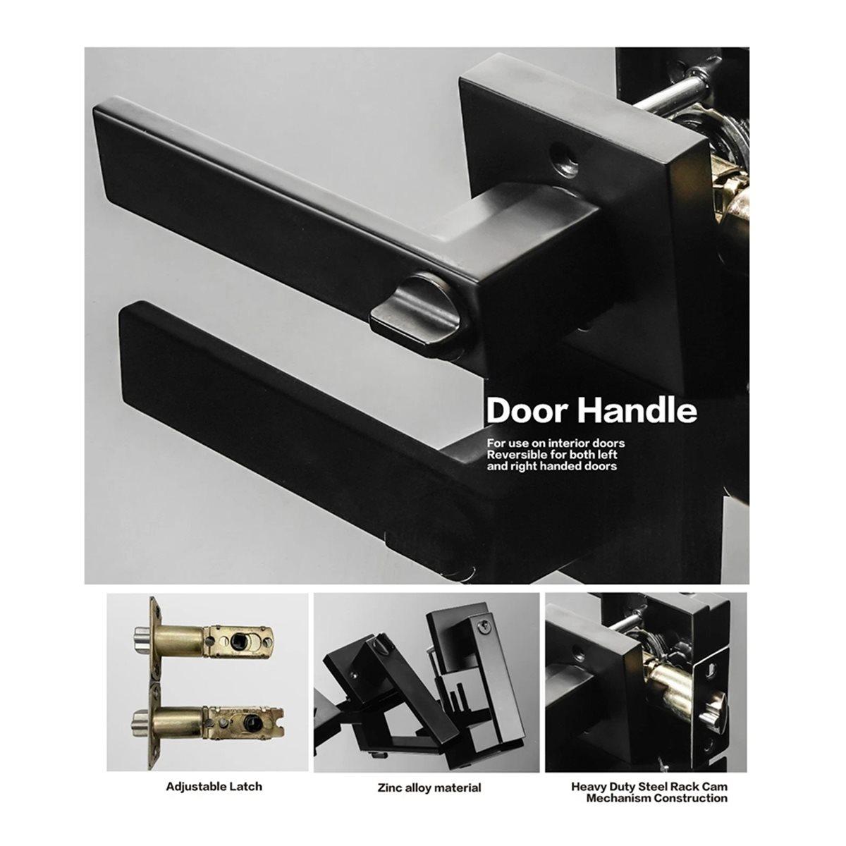 

Front Door Lock Set Keyed Alike Door Handle with Single Cylinder Deadbolt,Main Door Lock, Bedroom Door Lock China Mainland