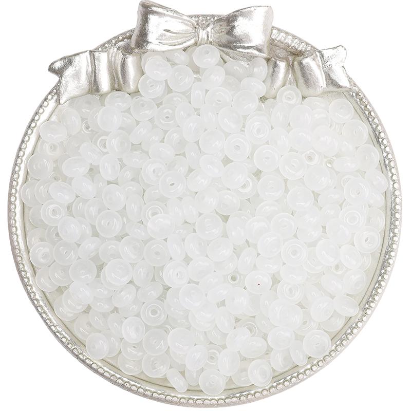 50Pcs Crystal Czech Glass Beads Abacus Seed Beads for Earring Bracelet DIY Jewelry Craft Accessoreis Making