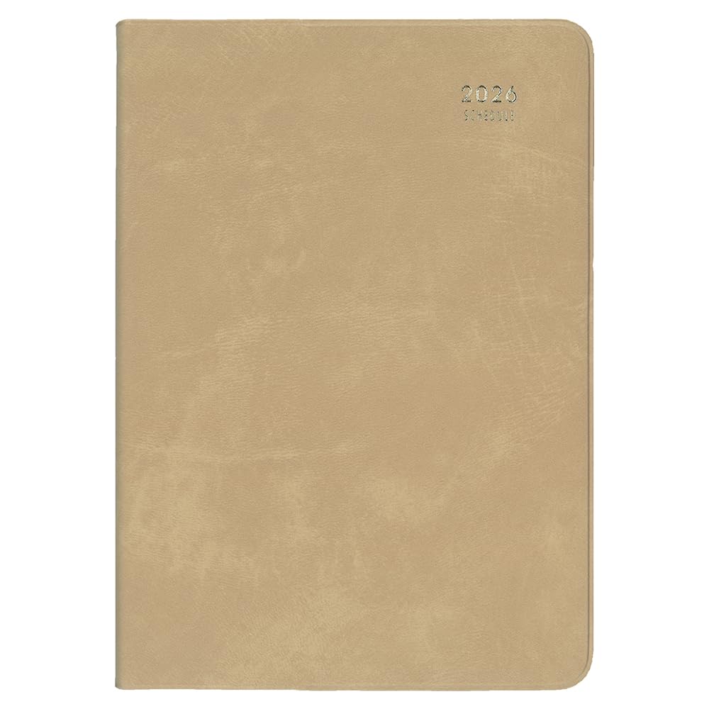 

Daigo 2026 Mill Weekly December 2025 Start Planner, Left, B6, Beige, E7766, бежевый