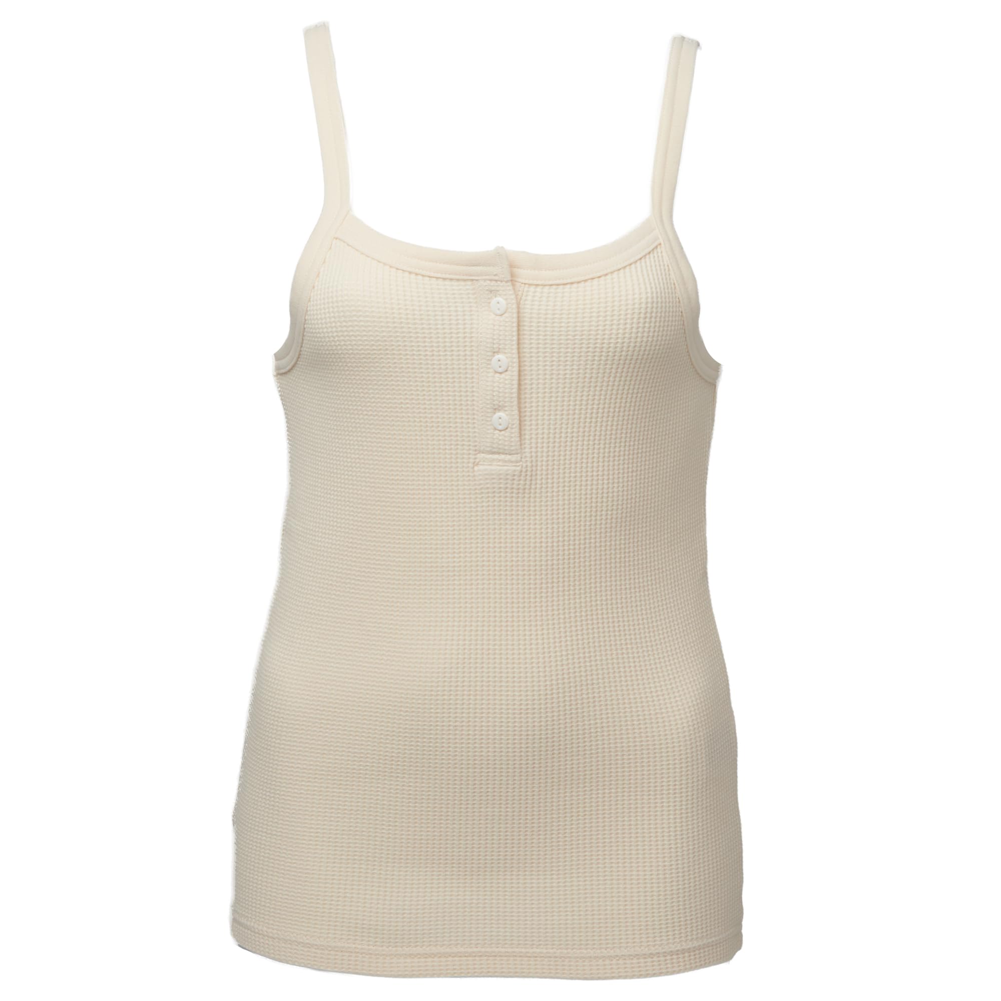 

Fruit of the Loom Casual Waffle Fabric Thermal Cami Underwear for Women, Off-White