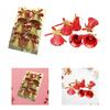 6x Christmas Bell Ornament Christmas Decor Decorative Christmas Tree Hanging Decoration for Window Anniversary Gift Wrapping