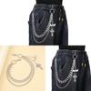 Metal Cross Heart Wing Body Chain With Lobster Clasp For Unisex Adults
