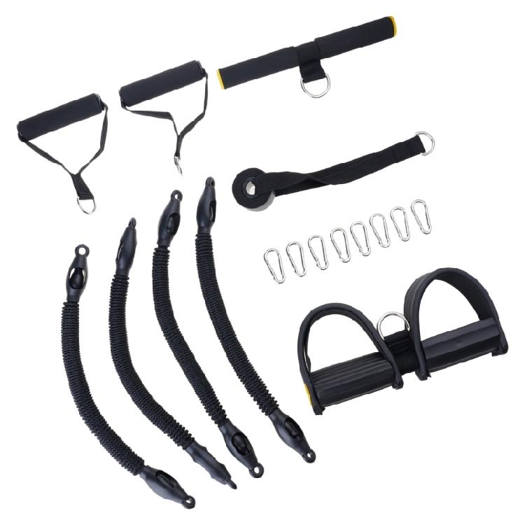 Full Body Sculpting Exercise Equipment Nonslip Foot Pedals Resistance Band For Safe Training