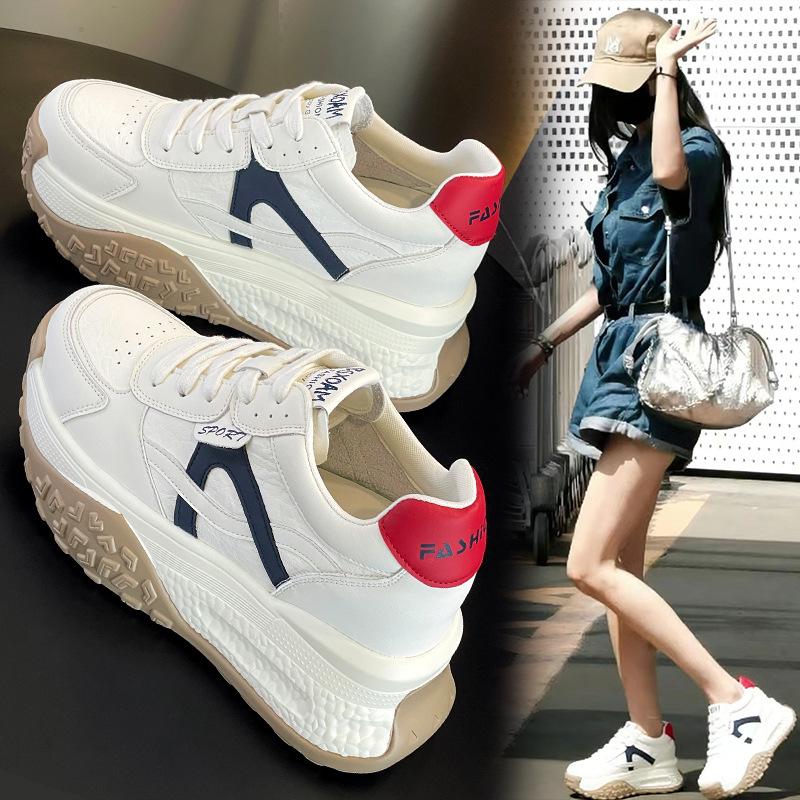 Platform Female Dad Shoes 2026 Super Fire Spring and Summer New Heightening 9CM Forrest Gump Sports Women's Shoes