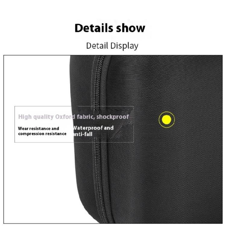 Waterproof Travel Pouch With Reinforced Corners For ROG StrixHelios Headphones Internal Elasticity Tape Stabilization