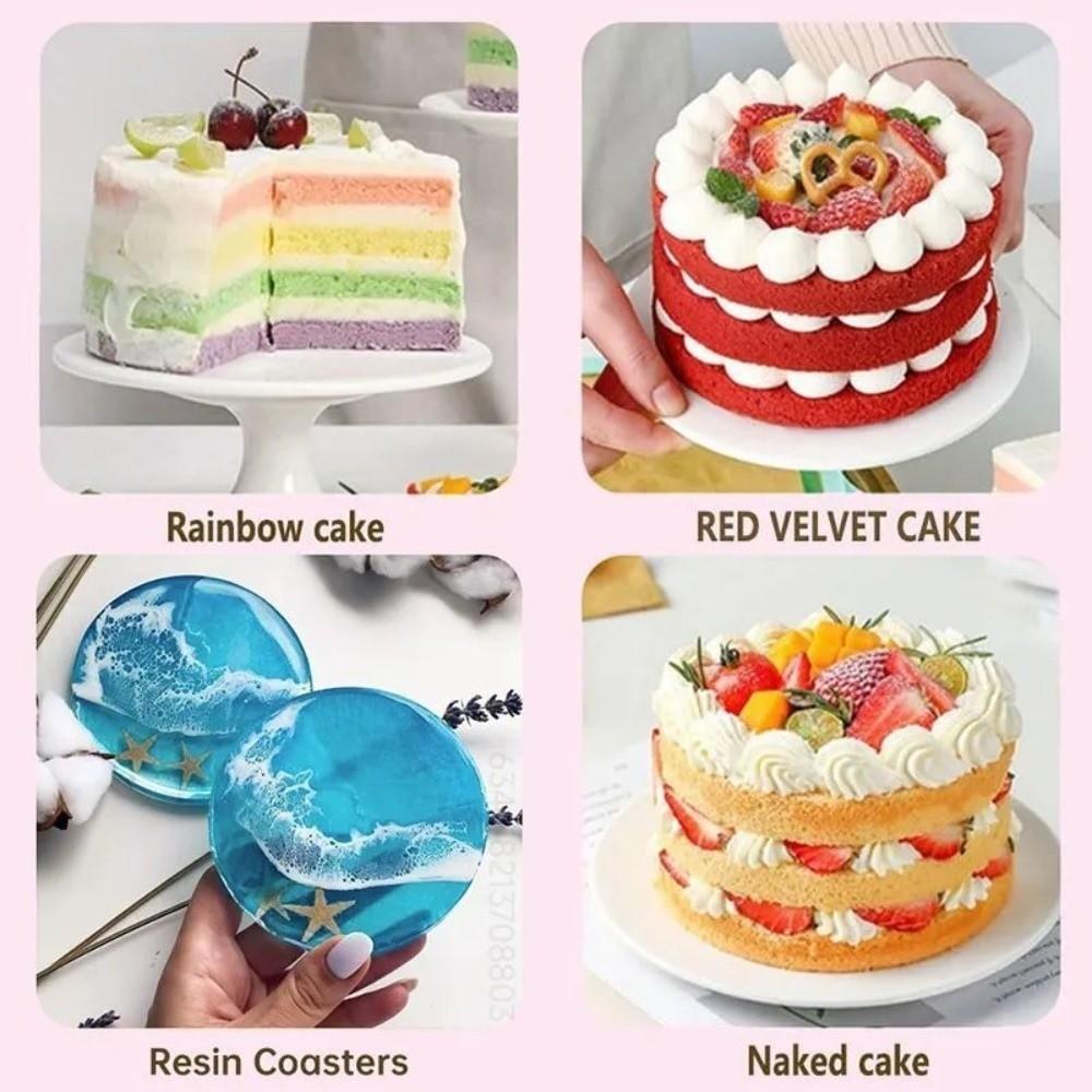 Large Silicone Baking Mold DIY Chocolate Cookie Cake Mold Round Silicone Mold Homemade Soap