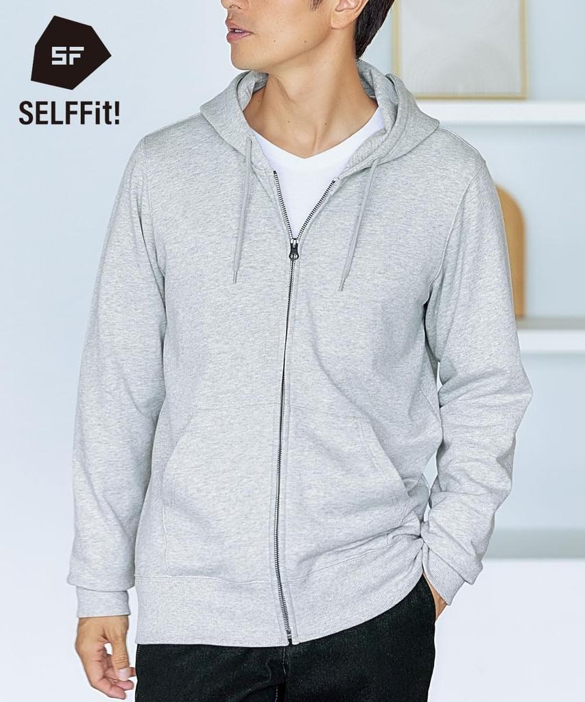 Nissen Cotton Sweat Zip Hoodie 3L and Loose Large 100% (Sizes Up, Fit) Navy,