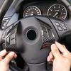 Car Console Steering Wheel Switch Button Frame Sticker For BMW X1 E84 2010-2013