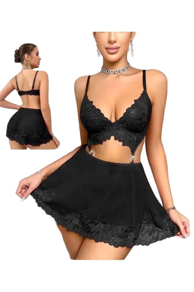 Women's Fashion Big Size Nightgown Fantasy Home Wear Special Plus Size Optional Nightgown