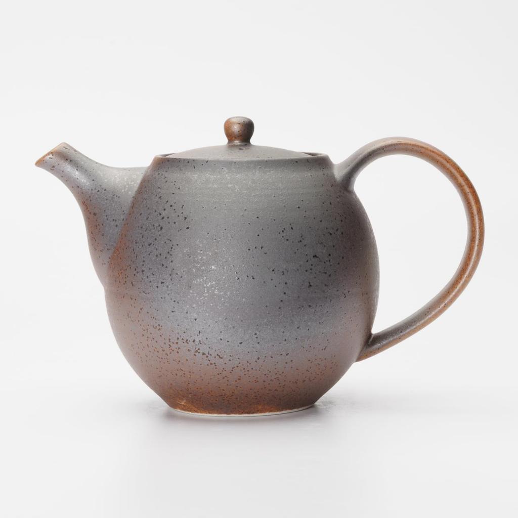 Mino Ware Approximately 500ml Black Shigaraki Made In Teapot, Capacity, Style, Japan, 500-06